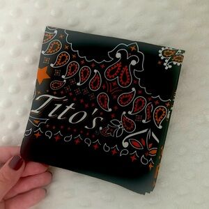 Tito’s bandana brand new